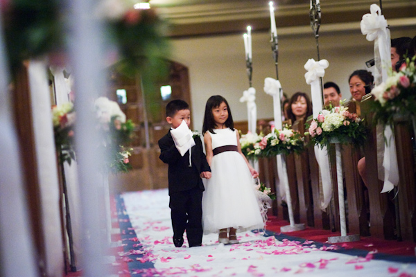 ringbearer and flowergirl wedding photo by GH Kim Photography
